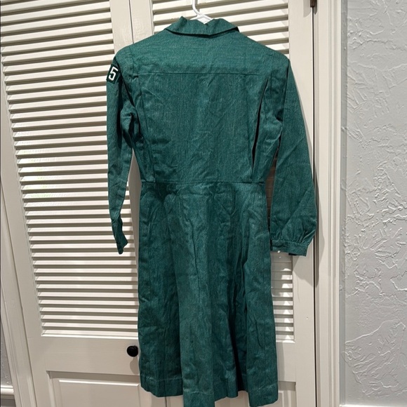 Authentic 1940’s Girl Scout uniform   Excellent condition Button-Up Dress - Picture 6 of 9